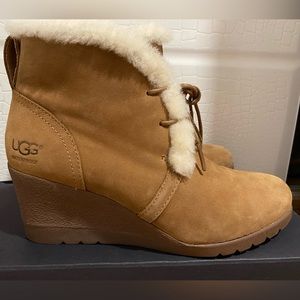 Ugg wedge heel booties